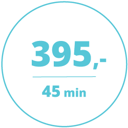 45min massage pris