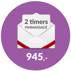 2 timers parmassage gavekort