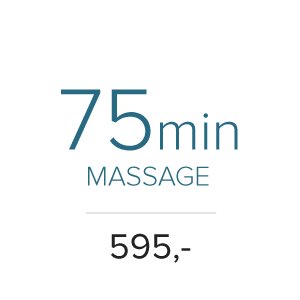 75min massage pris