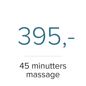 45min massage pris