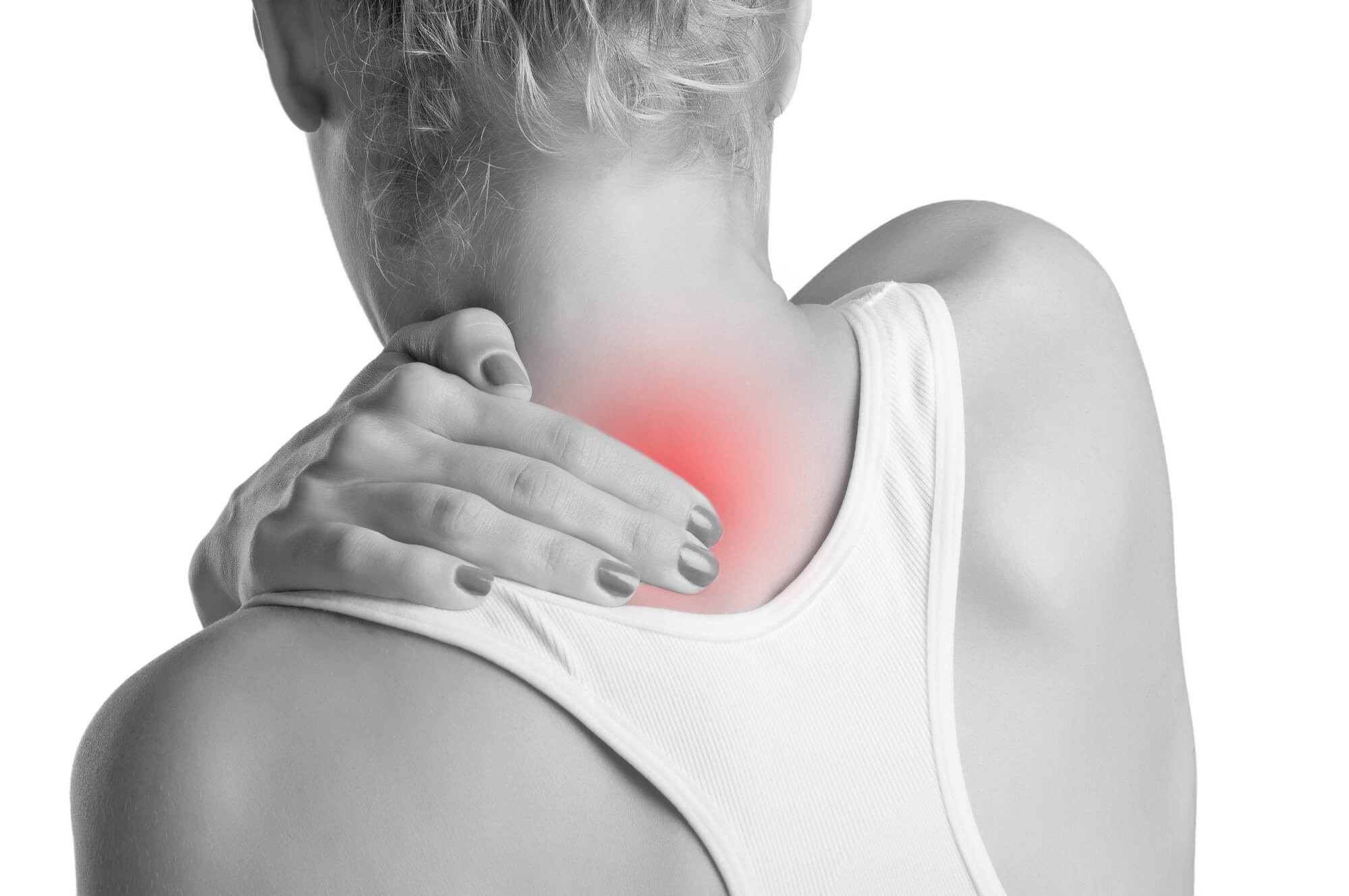 Kvinde er øm efter massage
